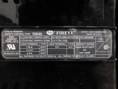USED FIREYE 70D40