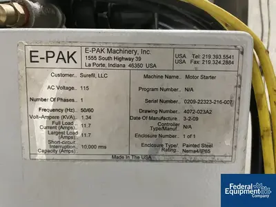 USED E-Pak Machinery E-Pack Machinery 24-Head Liquid Filler