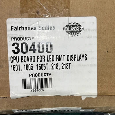 Fairbanks Scales CPU Board For LED RMT Displays 1601,1605,1605T,218,218T