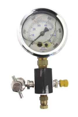 USED PARKER 42714 PRESSURE GAUGE 1000PSI