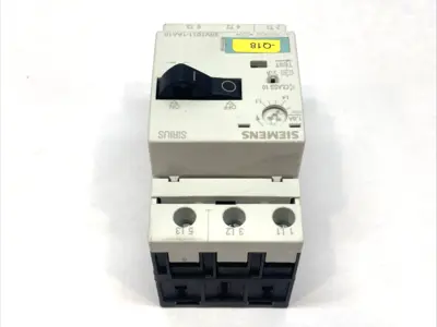 Used Siemens Sirius Manual Motor Starter Contactor MISSING 3RV1901-1E Starters Michigan US | Maverick Industrial Sales #1401996