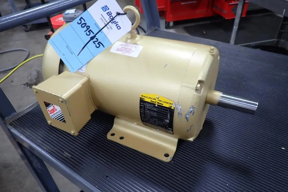 Baldor Super E Motor, 5 HP