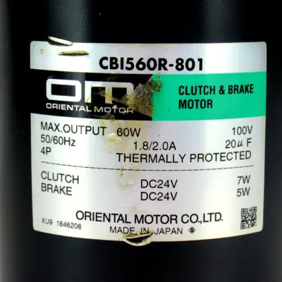 USED ORIENTAL MOTOR CBI560R-801