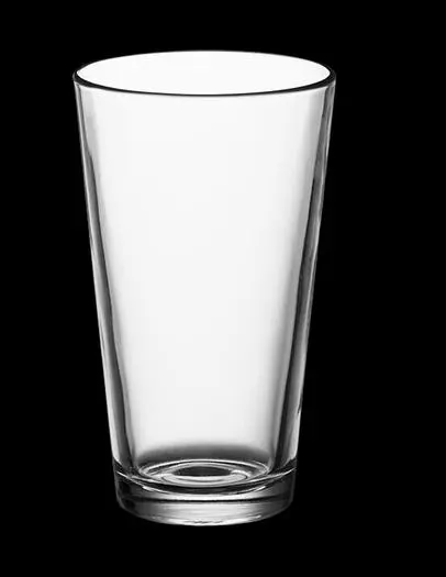 Acopa 16 oz. Customizable Mixing Glass / Pint Glass - 24/Case