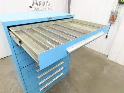 Nu-Era Modular Tool Storage Cabinet 10 Drawer 45x28x61" Stanley Vidmar Lista