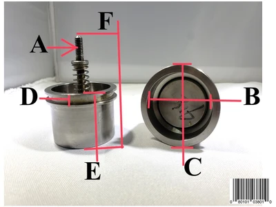 One Way Valve (Nylon & Stainless Steel)