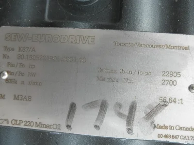 NEW EURODRIVE K87/A