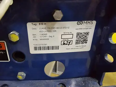 Used MHS MDR Conveyors | Packer City Sales #1298164
