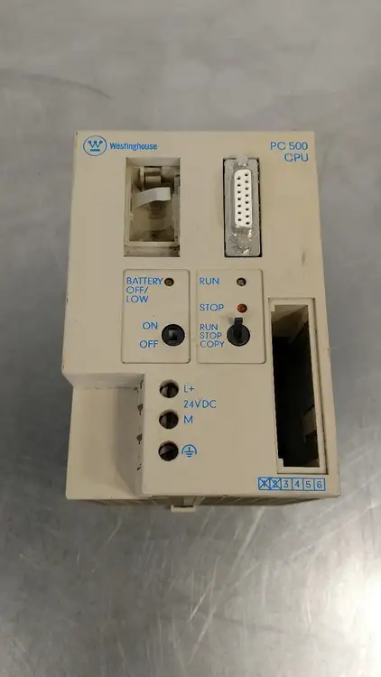 Used Westinghouse PC 500 CPU PLC Processors | Palmetto Automation #1149089