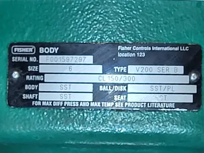 USED FISHER V200