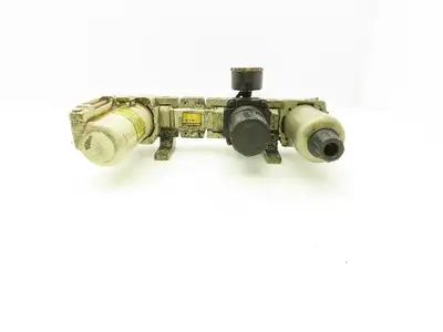 SMC AR3000/AL3000 Pneumatic Air Line Filter Regulator Lubricator Combo 3/8"