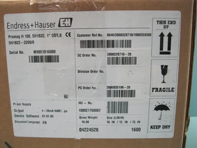 NEW Endress Hauser 5H1B22-AADBAADBA1S0A