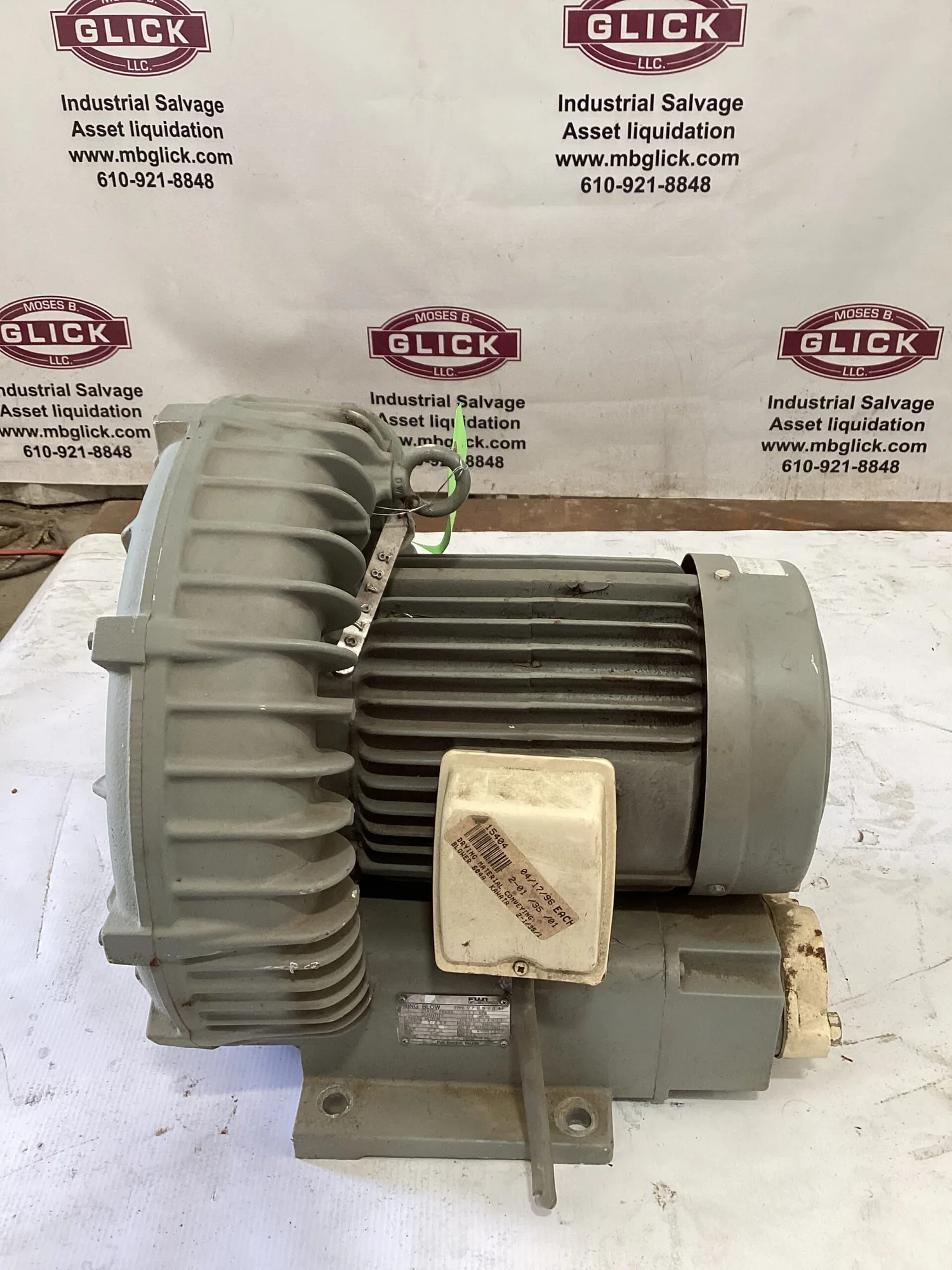 FUJI Electric VFC608AF Regenerative Air Ring Blower 2″ 9.81kPA 480V 3PH