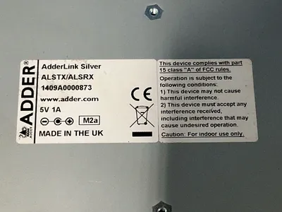 Used ADDERLINK ALSTX/ALSRX Computer Accessories Ohio US | HGR 24 #1251147