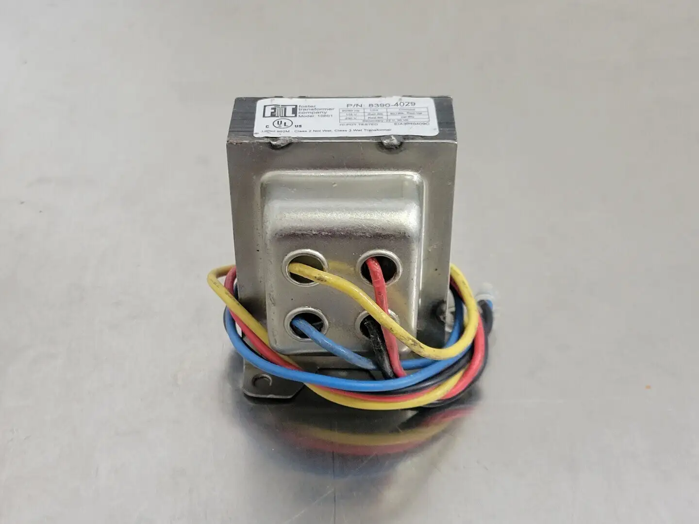 USED FOSTER TRANSFORMER COMPANY 10601