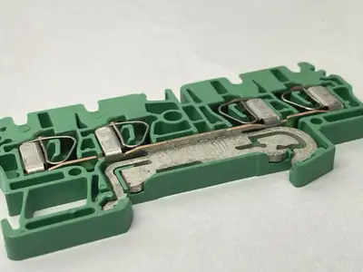 Used Weidmüller Terminal Tension-Clamp Connection 1608660000 LOT OF 5 Terminal Blocks Michigan US | Maverick Industrial Sales #1394947