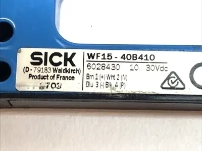 Used SICK Fork Sensor 15mm Infrared PNP/NPN M8 4-Pin 6028430 Photoelectric Sensors Michigan US | Maverick Industrial Sales #1397757