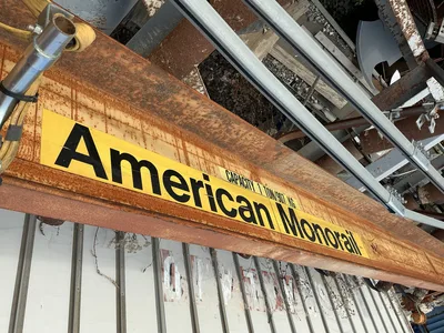 Yale 38′ Bridge Crane Harrington NER010L 1 Ton Electric Chain Hoist