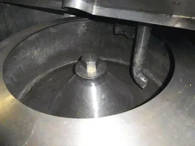Ellerwerk/Heine 40 x 16 gastight perforate basket centrifuge, 316SS.