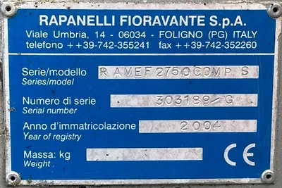 Rapanelli 2750 COMPS olive oil separators, 316SS.