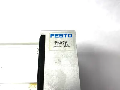 USED FESTO LINEAR ACTUATOR SLIDING GUIDE 950MM STROKE DBL-ACTING 532448
