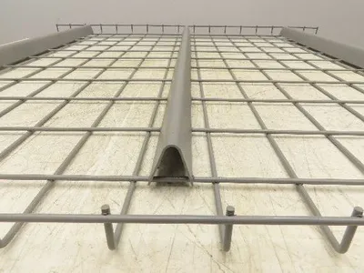 New Pallet Rack Wire Deck 44x46" Waterfall 3 Step Channel Racking 2500lb Mesh