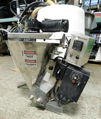 USED JACKETED HOPPER CONE HOPPER