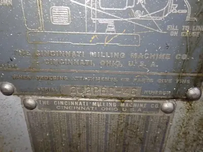 Cincinnati 10" X 54 1/2" Horizontal Mill