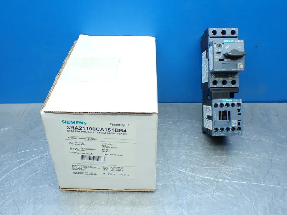 NEW SIEMENS 3RA21100CA151BB4