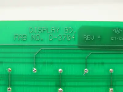 Peco B4465 RV3 D-3704 Control Interface Display Board Rev 4