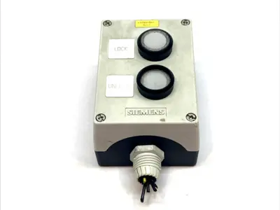 USED SIEMENS PUSHBUTTON ENCLOSURE ASSEMBLY