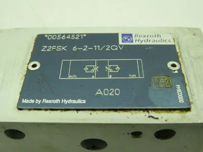 Rexroth Hydraulics Z2FSK 6-2-11/2QV Double Solenoid Hydraulic Check Valve