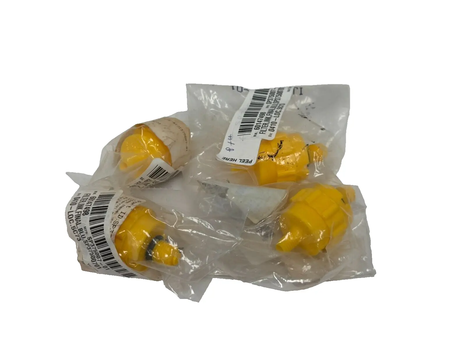 LOT OF 4 NEW VIDEOJET SP375007-01 INK FILTERS YELLOW