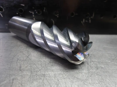 SUPERMILL 1" Carbide Endmill 5 Flute .250R SM5F1.0-250 (LOC575)