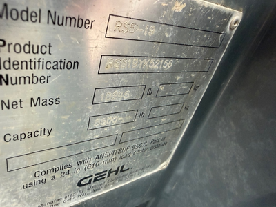 Used 2018 GEHL RS5-19 Telehandlers Oklahoma US | OT Truck & Tractor Sales #1383858