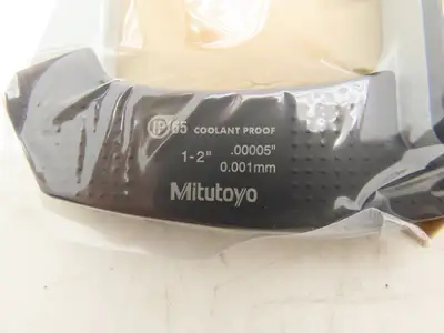 Mitutoyo 293-341-30 Digital Outside Micrometer 1-2" Range .00005" .001mm