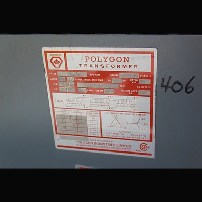 Polygon 75 KVA Transformer