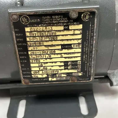 Used BALDOR M7010A A.C. Motors Ohio US | Surplus Asset Holdings #1553645