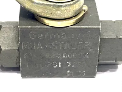 Stauff BBV20040001M Ball Valve 7250 Max PSI