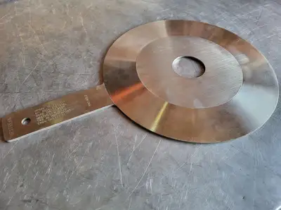 6" Paddle Orifice Plate Upstream 1.900"