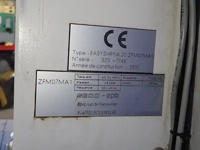 USED 2011 SECO EASYSHRINK 20 ZFM07MA1