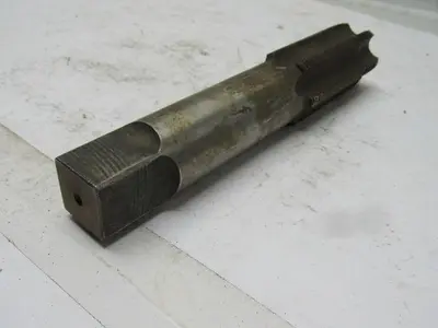 Greenfield 1-15/16"-8 Plug Tap 6 Flute HSS 4" Flute Length 10" OAL
