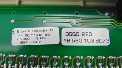 ABB DSQC 223 Digital I/O Board S4 YB560103-BD/3 Rev. 007 Used