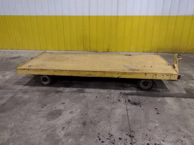 10,000 LBS X 4' X 9' HEAVY DUTY MOBILE TRANSFER / MOVING CART: STOCK #23518