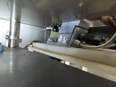 Jost FDLT 60/-35x400 Vibratory Hopper Dosing Feeder Discharge Conveyor Cart 115V