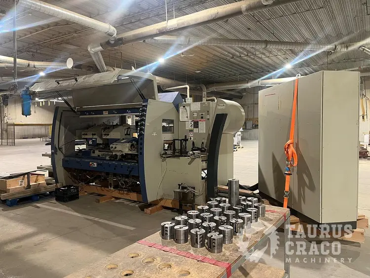 Used 2005 WEINIG POWERMAT 1000 6-HEAD MOULDER WITH ASSORMENT OF CUTTERHEADS Woodworking Moulders Ontario CA | Taurus Craco Machinery Inc #887534