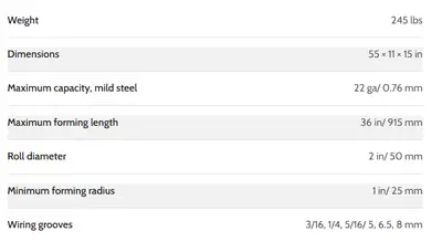 ROPER WHITNEY 381D Plate Bending Rolls including Pinch | THREE RIVERS MACHINERY (3)