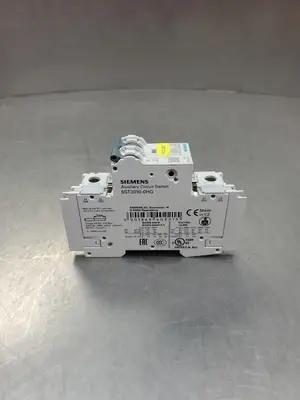 USED Siemens 5SJ4110-7HG40 Circuit Breaker w/5ST301 AS Auxiliary Switch