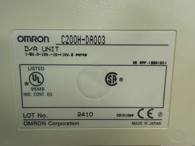 USED OMRON C200HDA003