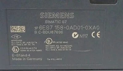 USED SIEMENS 6ES7-158-0AD01-0XA0 COUPLING MODULE 6ES71580AD010XA0